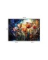 Modern wall mural - Abstract Flowers Colorful | FEEBY