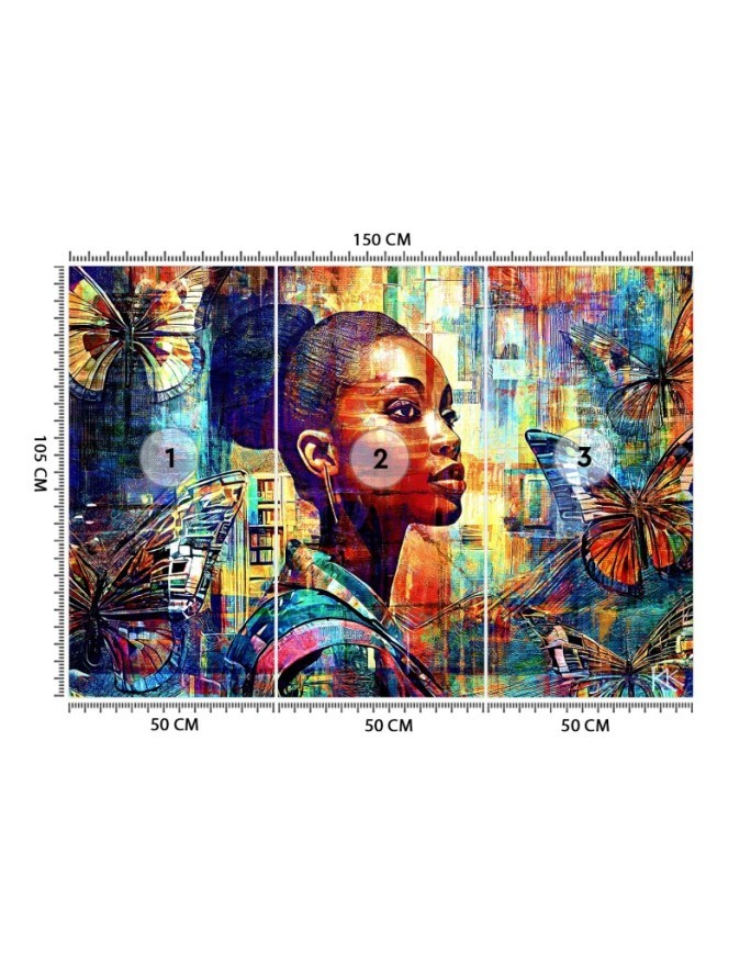 Stylish wallpaper - African Woman Glamour | FEEBY