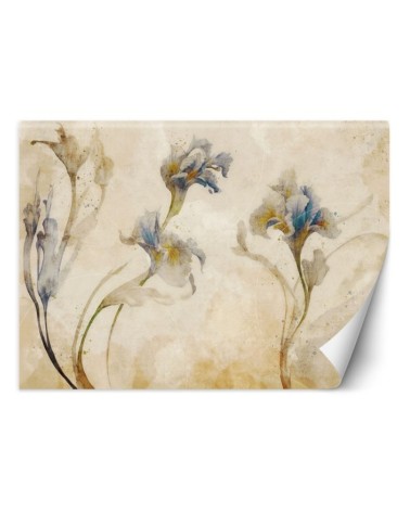 Wallpaper - Irises watercolor | FEEBY