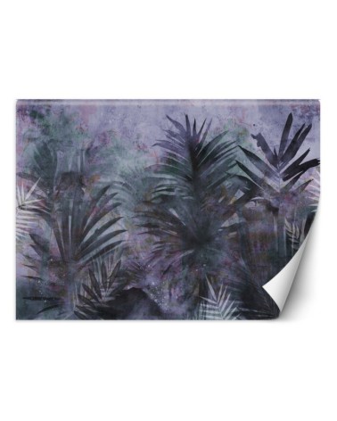 Wall mural - Tropical violet leaves | FEEBY
