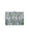 Wall mural for living room - Ancient columns and flowers | FEEBY