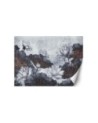 Modern wall mural - Flowers abstract concrete | FEEBY