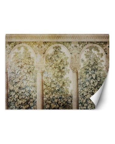 Stylish wallpaper - Columns ivy plants | FEEBY
