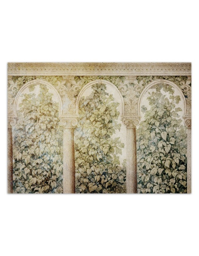 Stylish wallpaper - Columns ivy plants | FEEBY