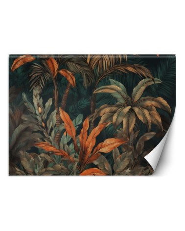 Unique wall mural - Palm trees in jungle landscape | FEEBY
