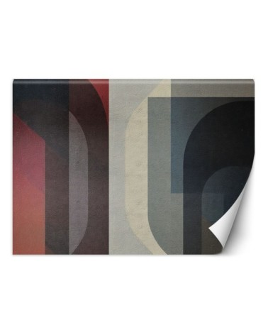 Nowoczesna fototapeta na ścianę - Geometryczna abstrakcja retro | Feeby.pl