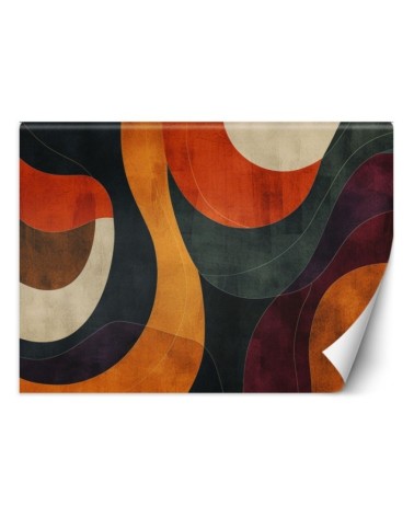 Wall mural for living room - Modern geometric shapes | FEEBY