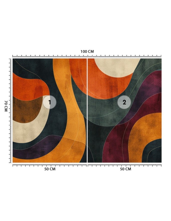 Fototapeta do salonu - Nowoszesne kształty geometria | Feeby.pl
