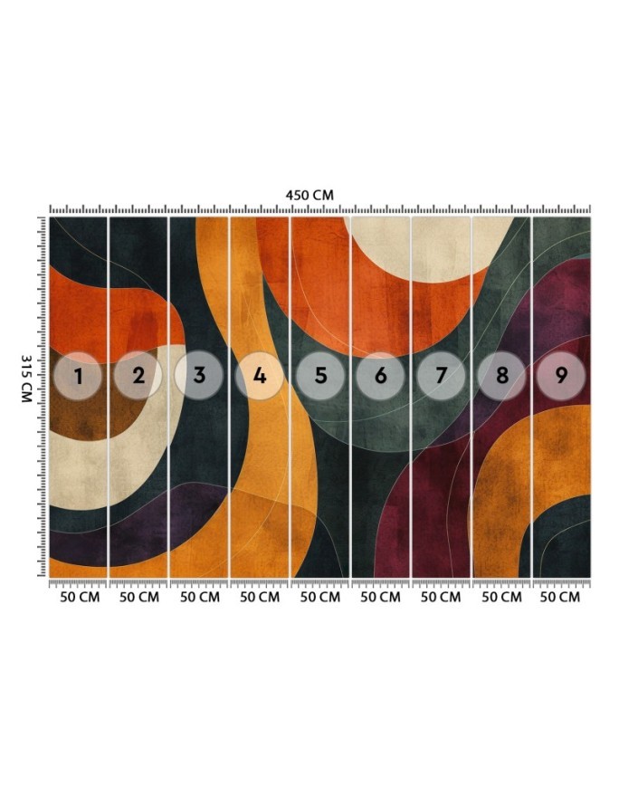 Fototapeta do salonu - Nowoszesne kształty geometria | Feeby.pl