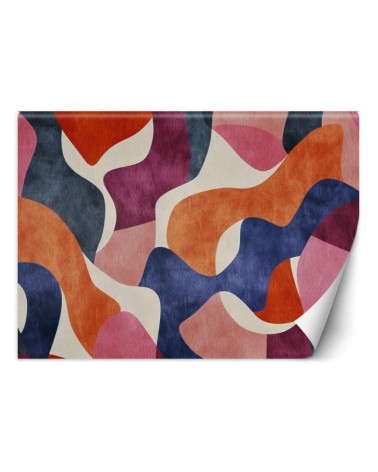 Wall mural for bedroom - Modern colorful abstraction | FEEBY