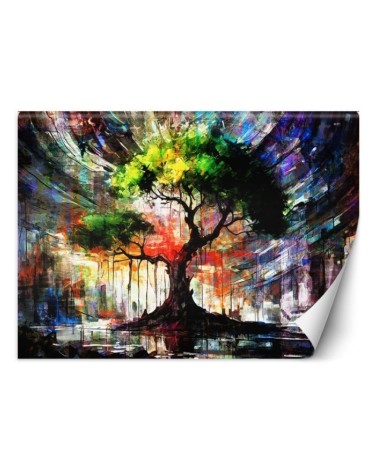 Wall mural for living room - Abstract Nature Tree | FEEBY