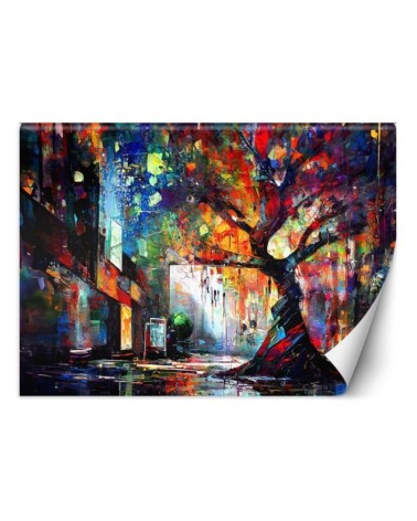 Wall mural for bedroom - Abstract Tree | FEEBY