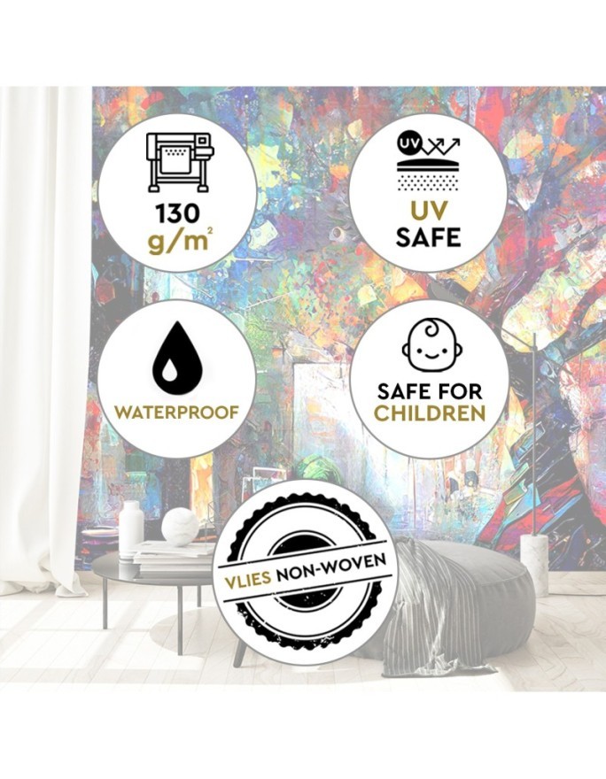 Wall mural for bedroom - Abstract Tree | FEEBY