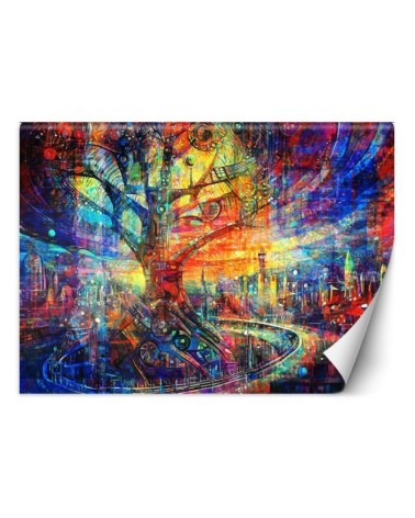 Wallpaper - Tree Abstraction Colorful | FEEBY