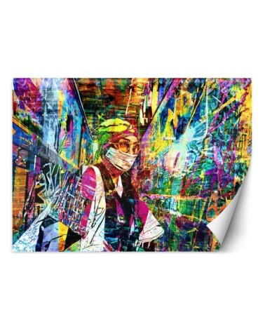 Modern wall mural - Woman in mask Glamour | FEEBY