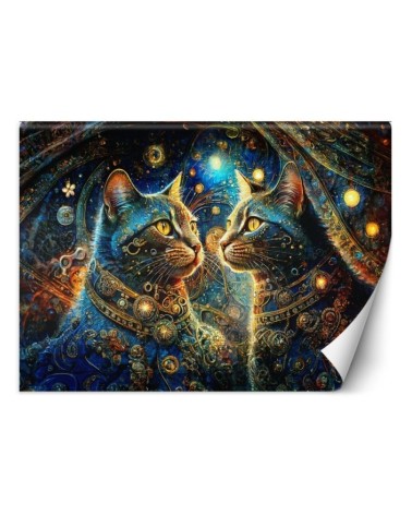 Wall mural - Cat Animals Abstraction | FEEBY