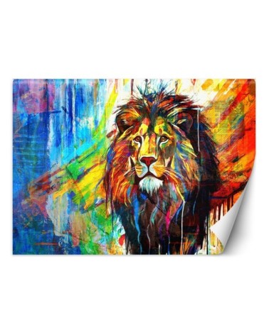 Stylish wallpaper - Lion Animals Abstraction | FEEBY