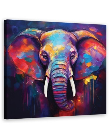 Obraz drukowany - Słoń Zwierzęta Pop Art | Feeby.pl