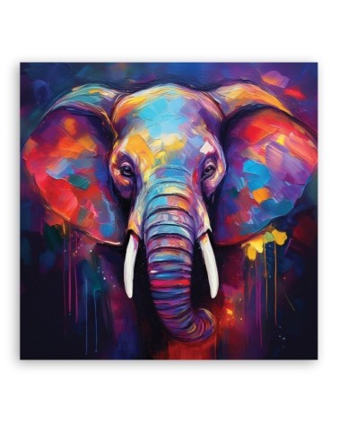 Obraz drukowany - Słoń Zwierzęta Pop Art | Feeby.pl