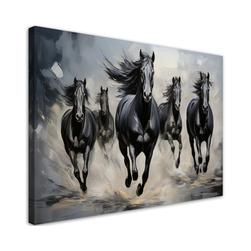 Nowoczesny obraz na płótnie - Zwierzęta Czarne | Feeby.pl