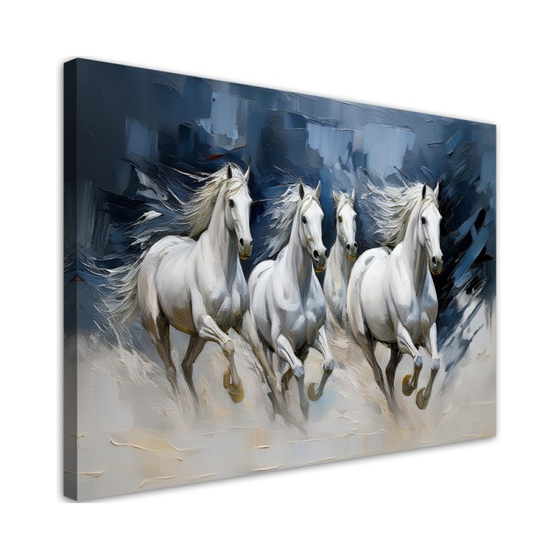 Obraz drukowany - Koń Zwierzęta Biały | Feeby.pl