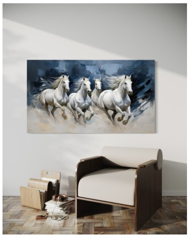 Obraz drukowany - Koń Zwierzęta Biały | Feeby.pl