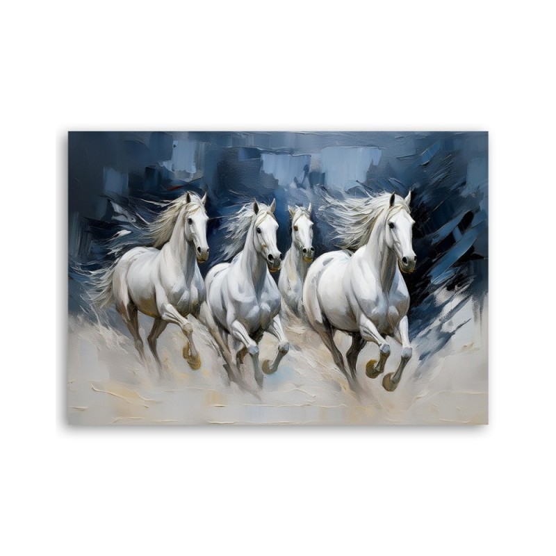 Obraz drukowany - Koń Zwierzęta Biały | Feeby.pl