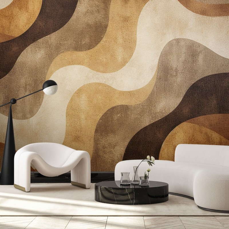 Fototapeta na ścianę - Fale w stylu boho | Feeby.pl