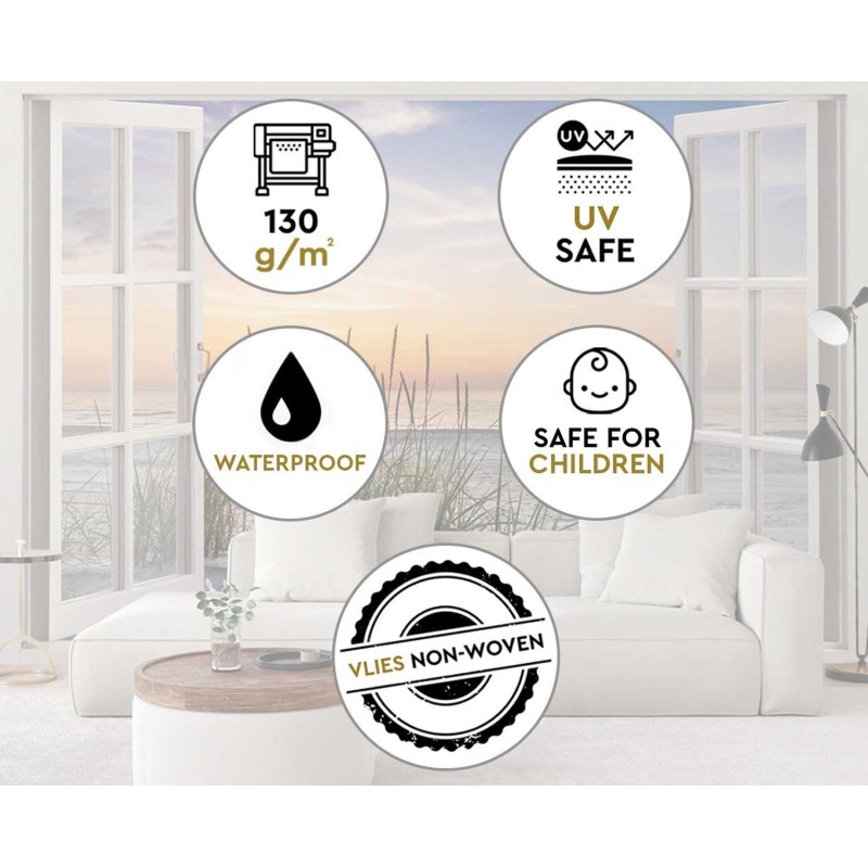 Nowoczesna fototapeta - Abstrakcyjne kształty brązowy vintage | Feeby.pl