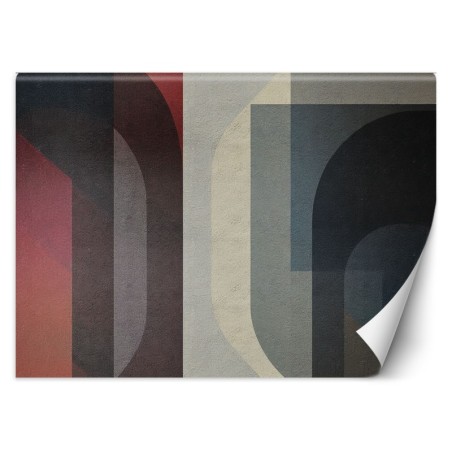 Nowoczesna fototapeta na ścianę - Geometryczna abstrakcja retro | Feeby.pl