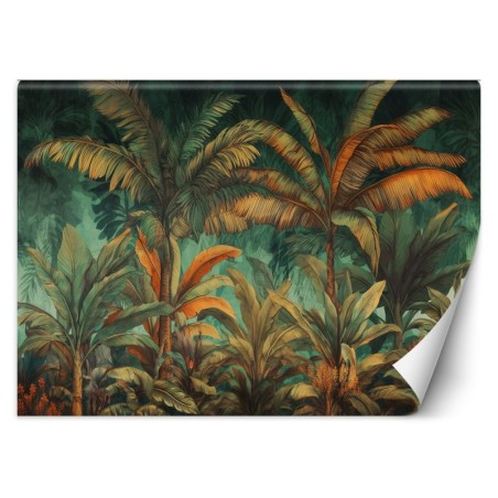 Fototapete - Palmen in einer Dschungellandschaft | Feeby