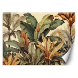 Fototapete - Bananenblätter in Sepia | Feeby