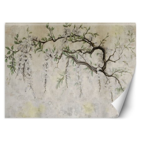 Stilvolle Fototapete - Hängende Blumen Minimalismus | Feeby