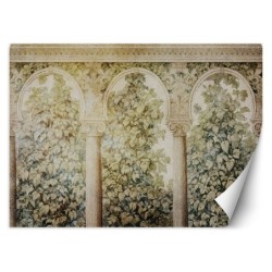 Fototapete - Säulen Efeupflanzen | Feeby