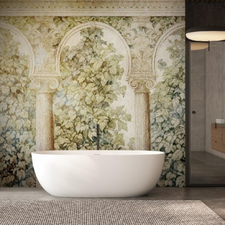 Fototapete - Säulen Efeupflanzen | Feeby