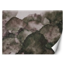 Stilvolle Fototapete - Lotusblätter Aquarell | Feeby