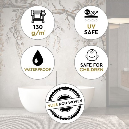 Modische Fototapete - Akazienblüten | Feeby