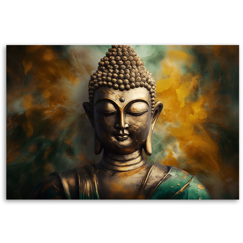 Modische Fototapete - Buddha-Statue Abstraktion | Feeby