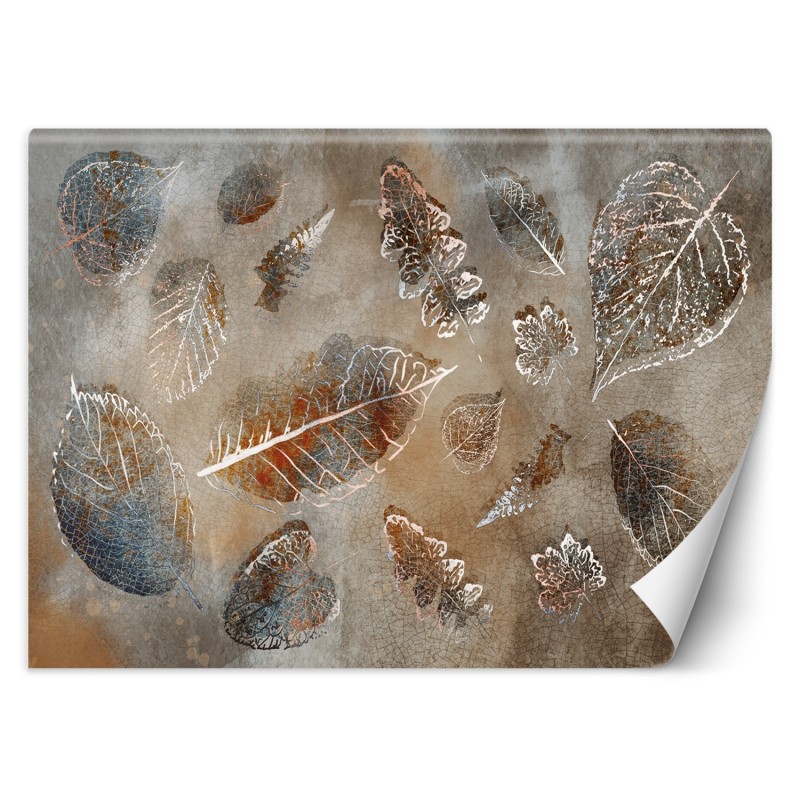Modische Fototapete - Herbstblätter vintage | Feeby
