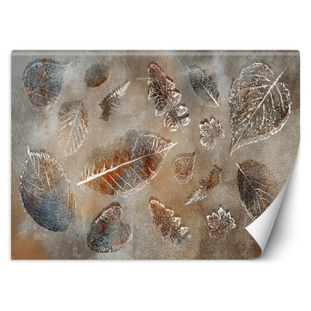 Modische Fototapete - Herbstblätter vintage | Feeby