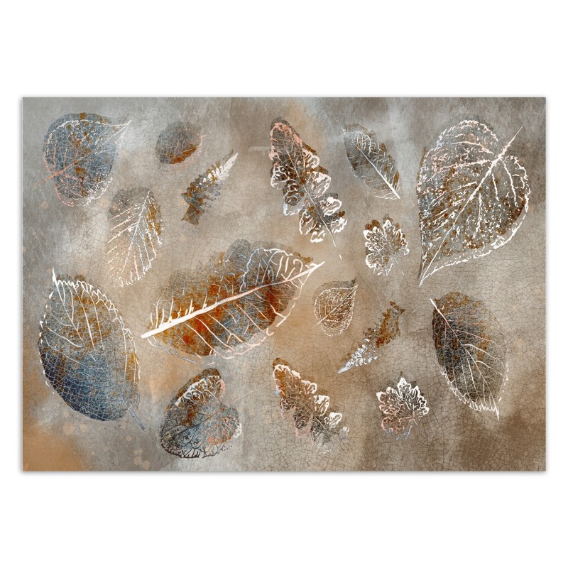 Modische Fototapete - Herbstblätter vintage | Feeby