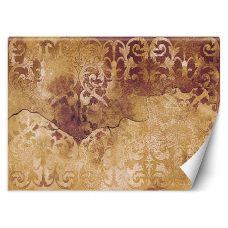 Modische Fototapete - Goldenes Vintage-Ornament | Feeby