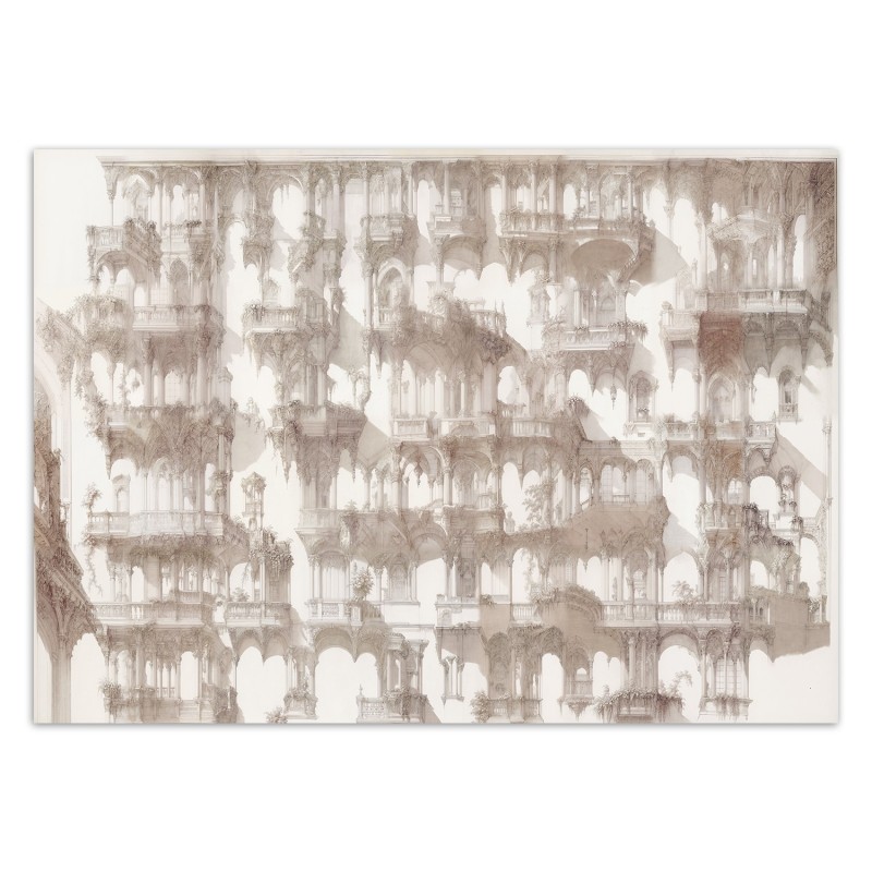 Modische Fototapete - Gebäude Architektur abstrakt | Feeby