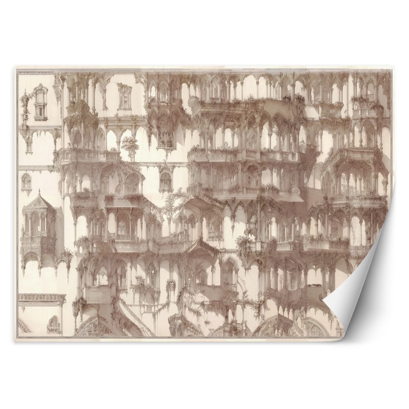 Fototapete - Säulen Architektur Abstraktion | Feeby