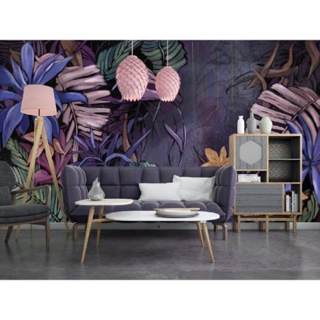 Fototapeta do salonu - Palmy liście w dżungli  | FEEBY