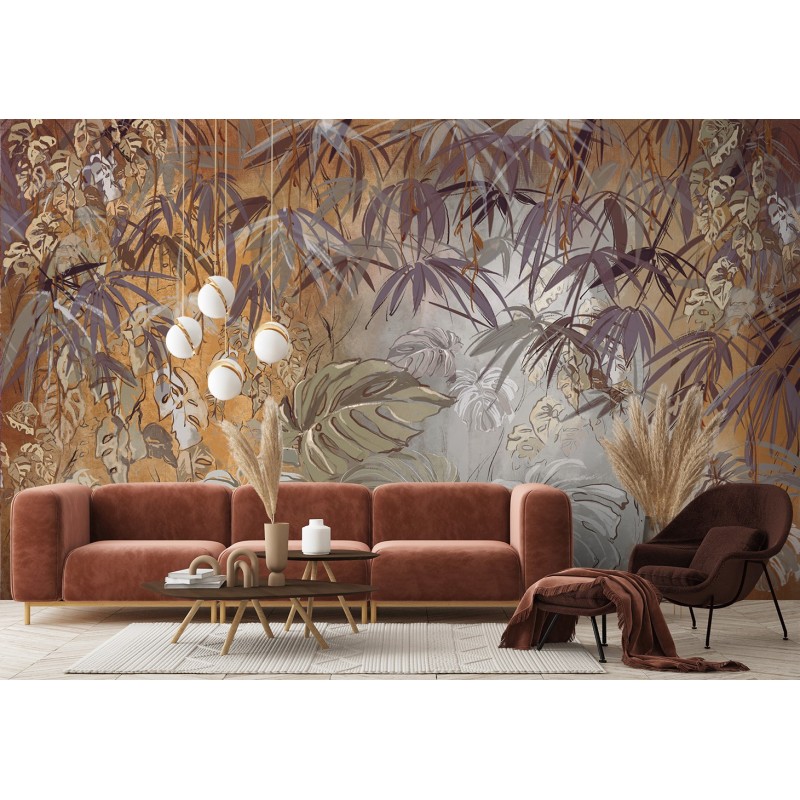 Fototapeta na ścianę - Egzotyczne liście w dżungli  | FEEBY