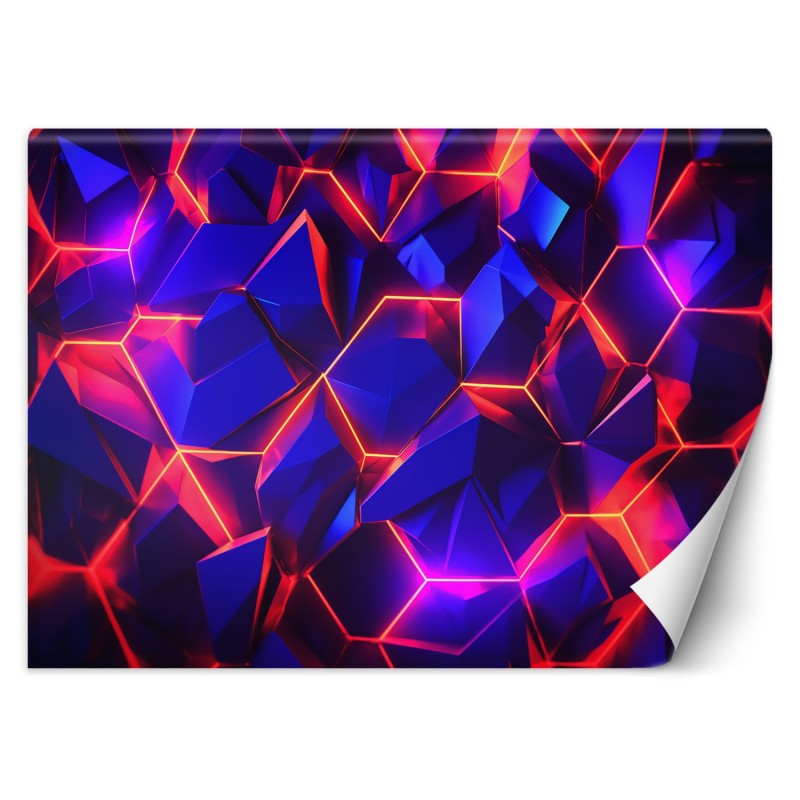 Fototapeta 3D - Abstrakcyjna tekstura neon | FEEBY
