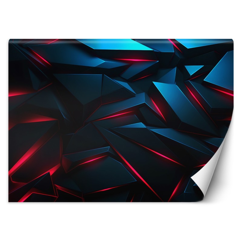 Fototapete - Abstrakte Textur 3D Formen | Feeby