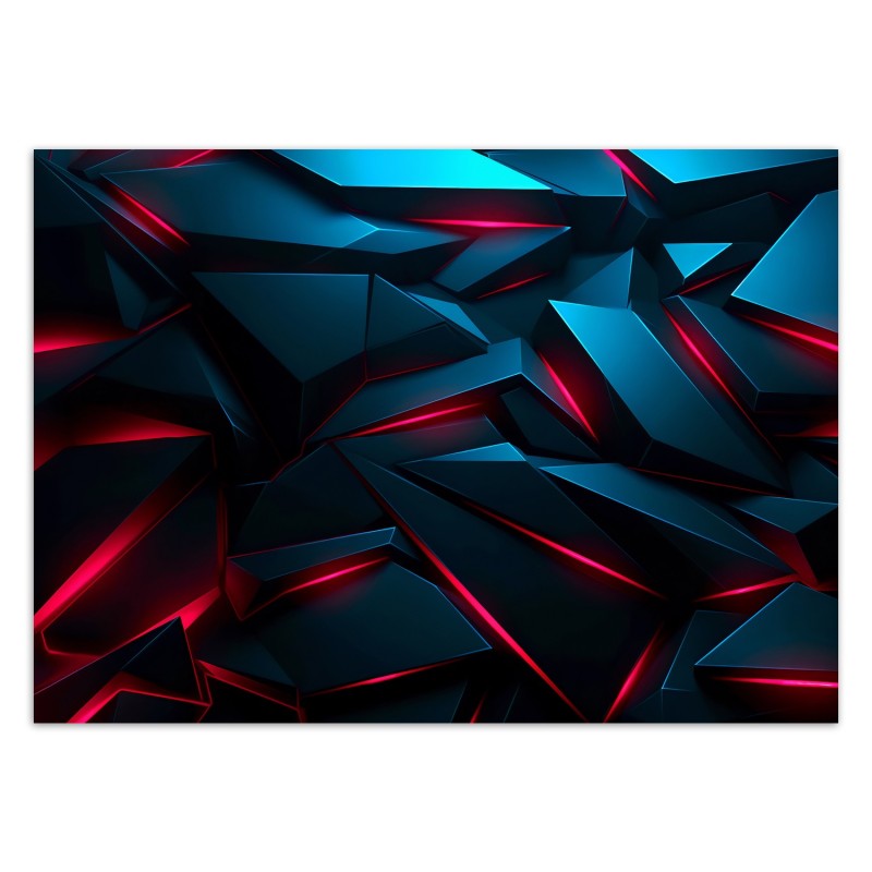 Fototapete - Abstrakte Textur 3D Formen | Feeby