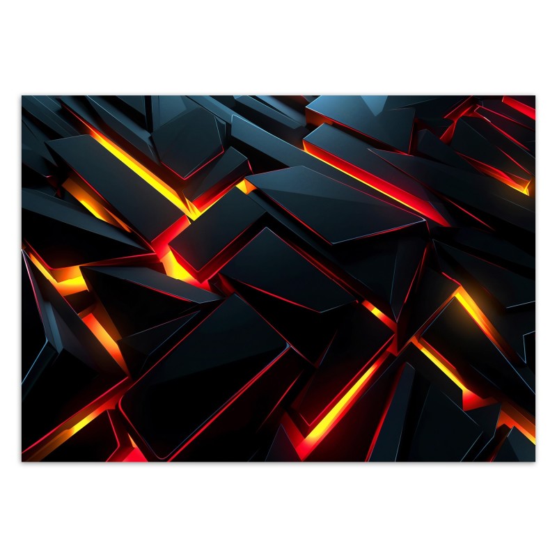 Fototapete - Futuristische 3D-Abstraktion | Feeby